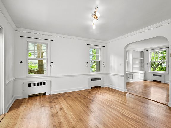 Formal dining room with access to the patio and backyard.