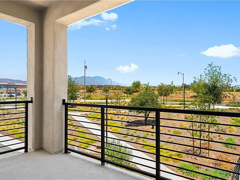 mountain view balcony