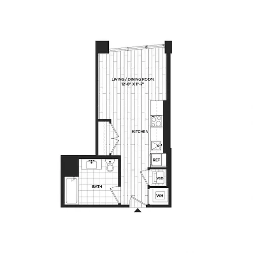 Floor plan Studio | S01