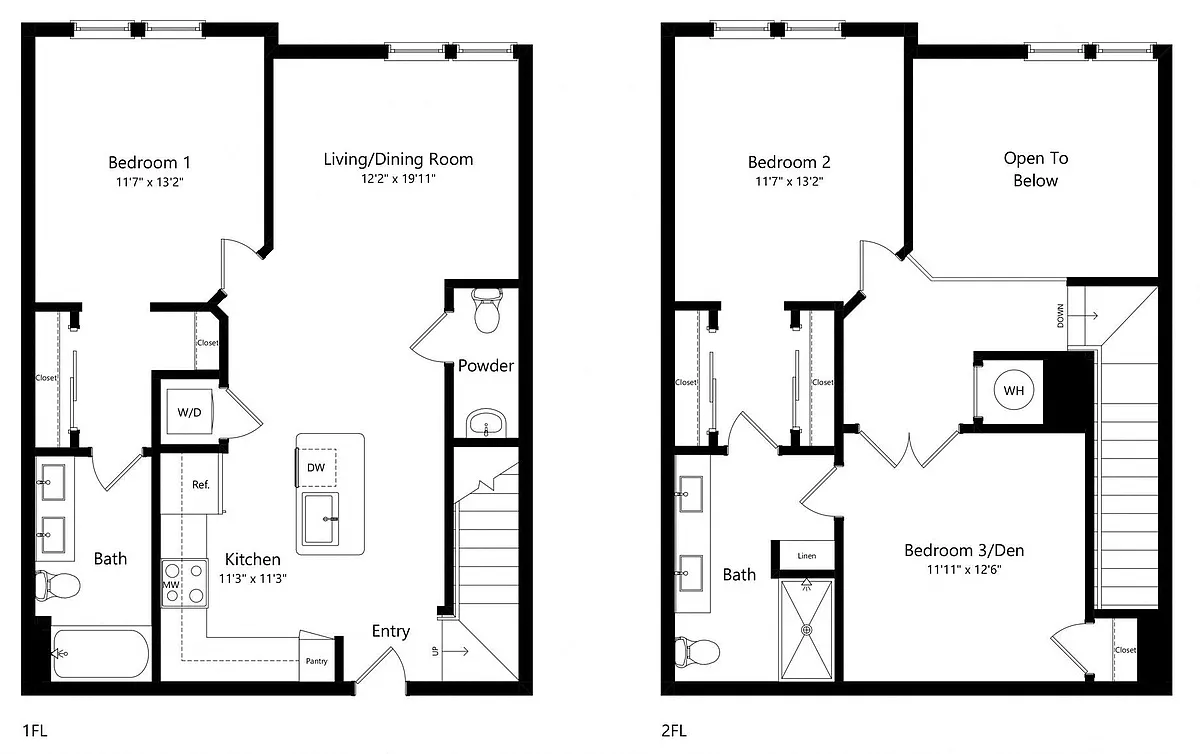 Floor plan MCKAY TOWNHOME