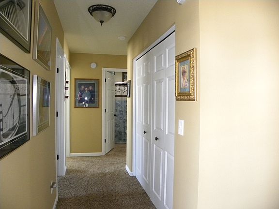 wide hallway and doorways