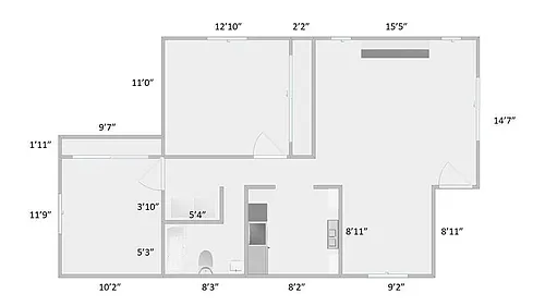 Floor plan 2 Bedroom