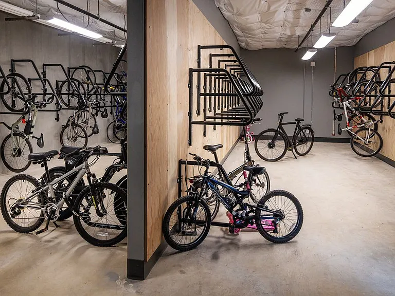 Bike storage room