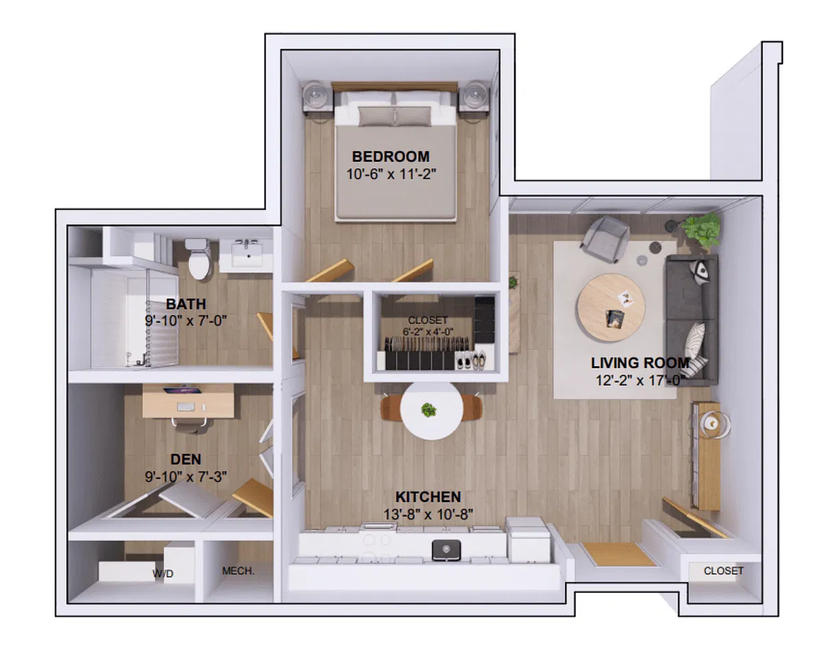 Floor plan 5A-1H