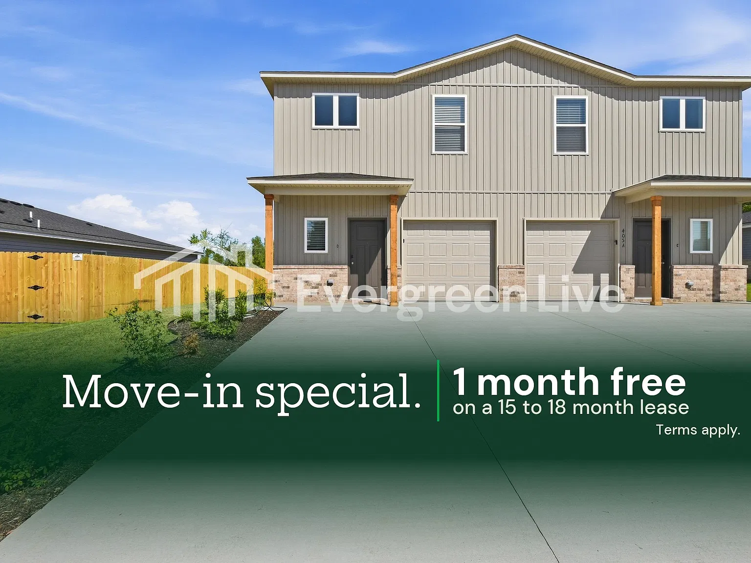 3 bed, 2.5 bath, 1599 sqft, $1,325 — Photo 1