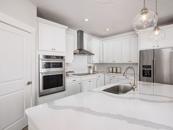Designer selected kitchen with built-in appliances