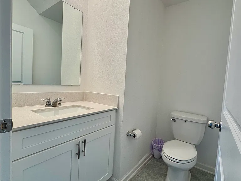 Powder Room Side View (Downstairs)