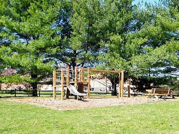 Playground next to house