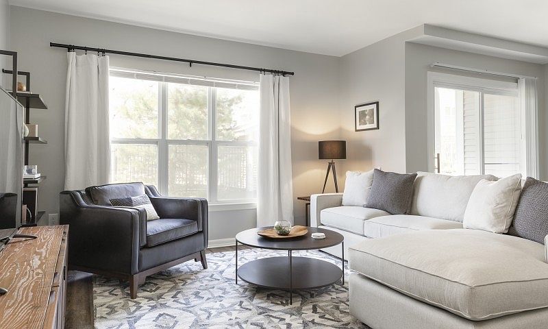 Sophisticated living area