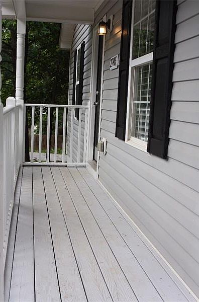Covered front porch