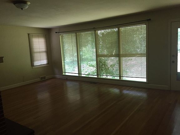 Living room windows to backyard 