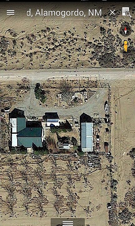 Arial view of property