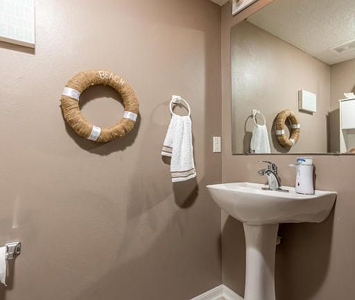 down stairs half bath