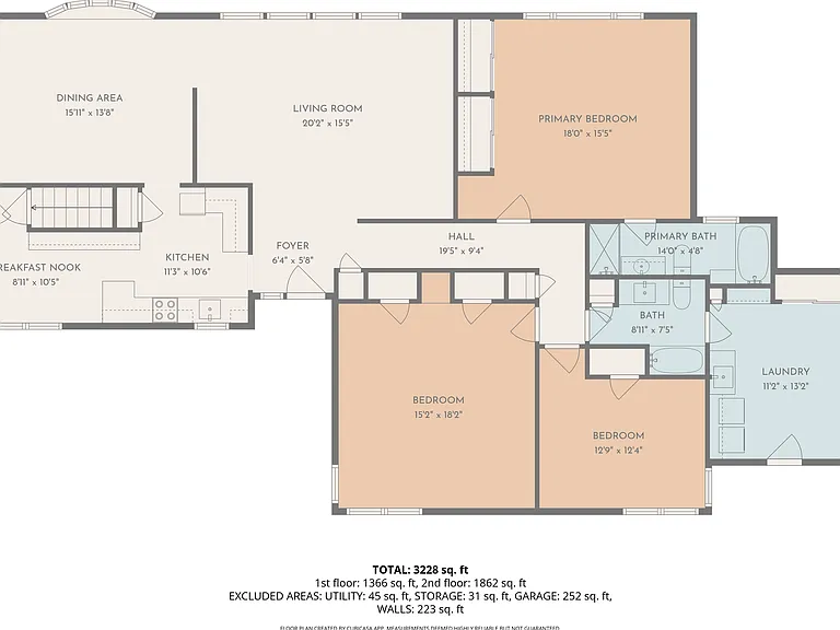 Floor plan 2nd Floor (Main House)