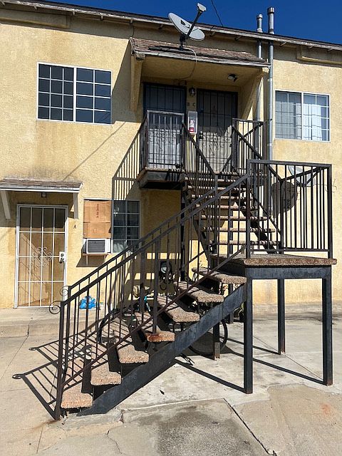 Upstairs apartment on left
