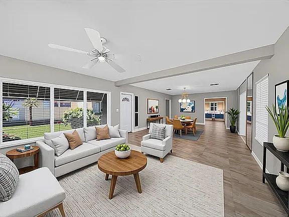 Entrance and Living Room