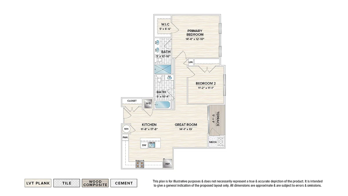 Floor plan The Berkeley (PE-B1)