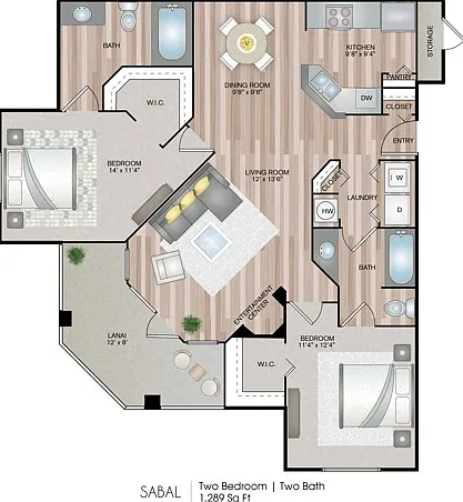 1289 Square Feet 1289 Square Feet