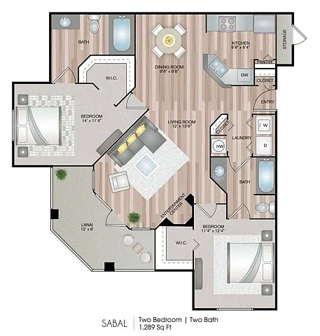 Floor plan Sabal