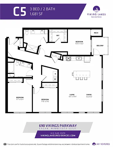 Floor plan $1.96/sq.ft. - C5