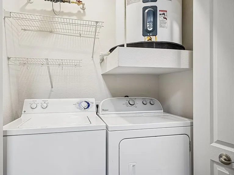 In-unit washer and dryer
