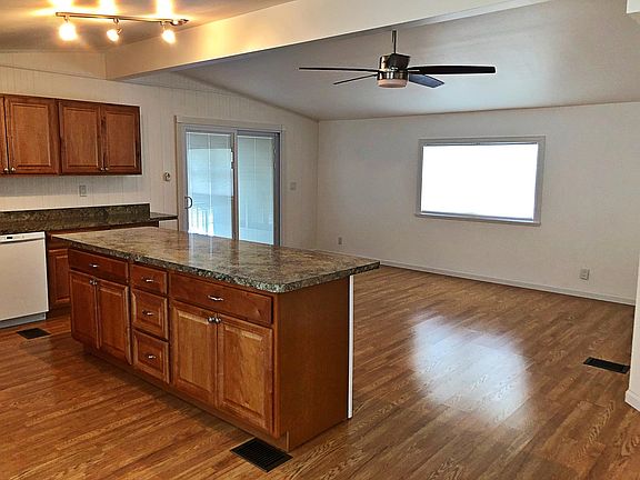 Kitchen and living area