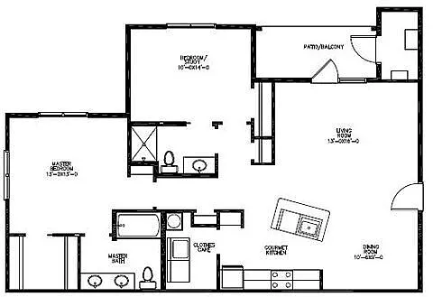 Floor plan The Sonoma