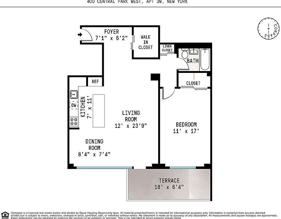 1st image of 400 Central Park W APT 3W
