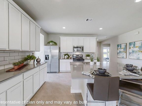 Sample of layout of kitchen