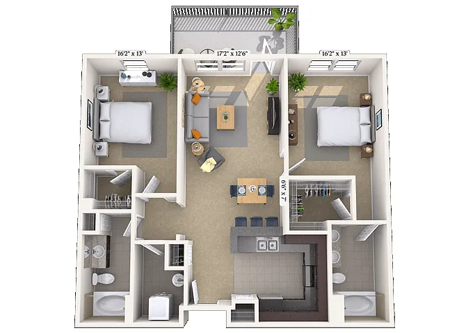 Floor plan Gingham