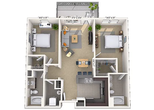 Floor plan Gingham