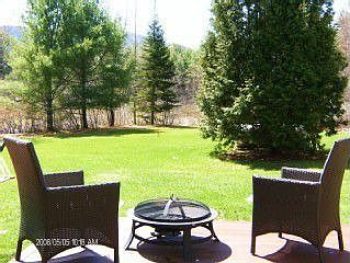 Deck and Backyard