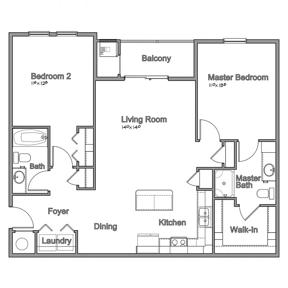 Floor plan San Juan