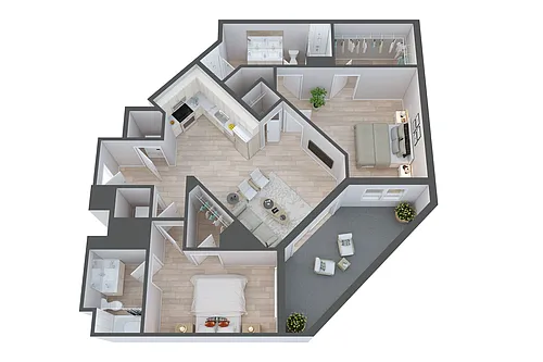 Floor plan B7