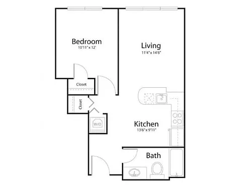 Floor plan 1U1