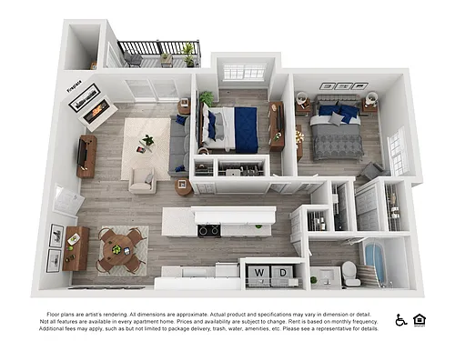 Floor plan 2x1 A Renovated