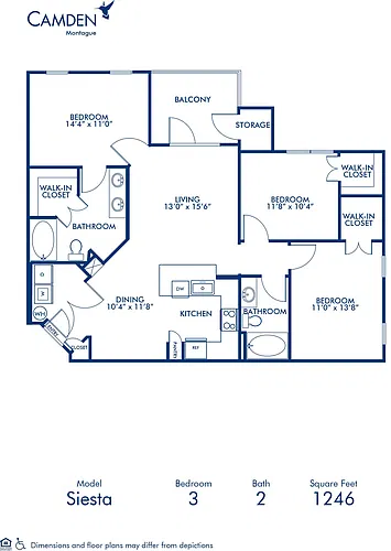 Floor plan Siesta