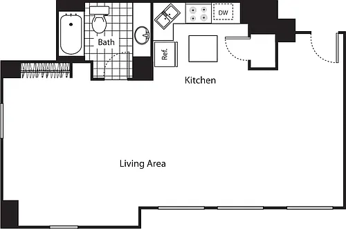 Floor plan Studio D3