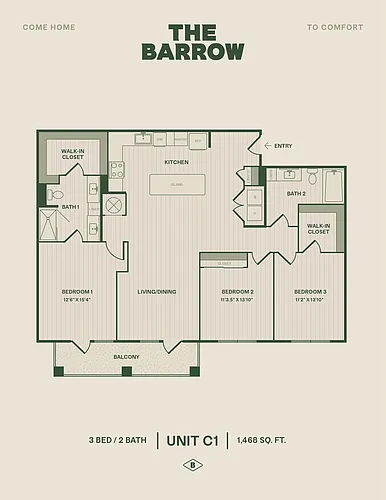 Floor plan C1