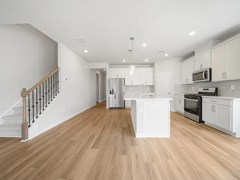 Main Level, kitchen dining area, living room