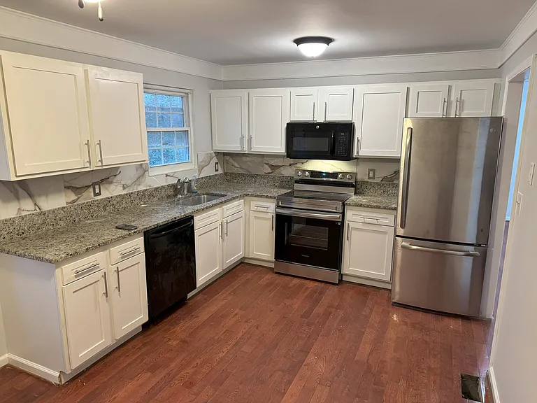Kitchen with new appliances