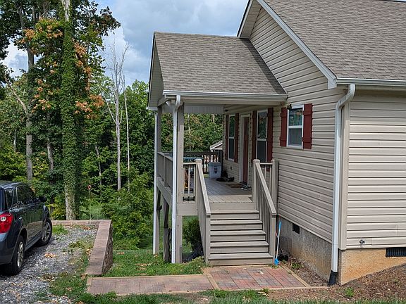 Front Deck entry next to parking area
