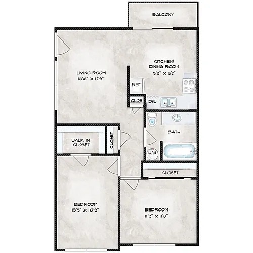 Floor plan Plan B
