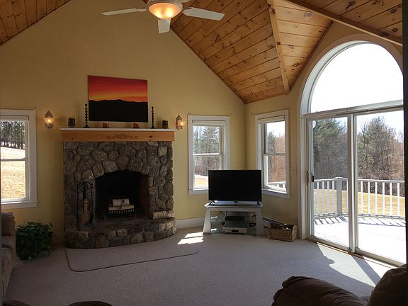 Beautiful stone fireplace!
