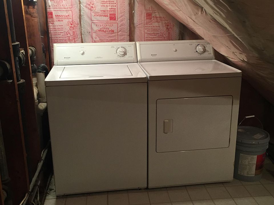 Laundry and storage area