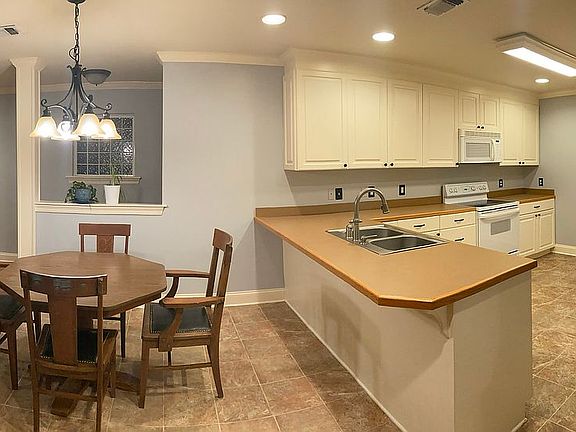 Dining room and kitchen