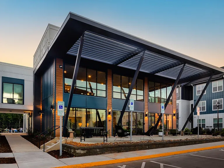 Clubhouse entrance