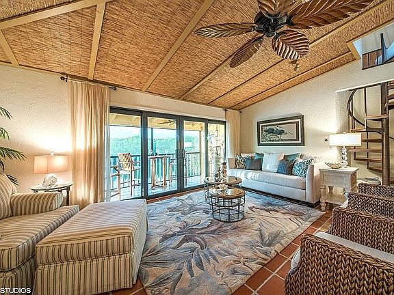 Inviting living room leading to lanai