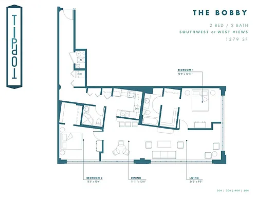 Floor plan The Bobby