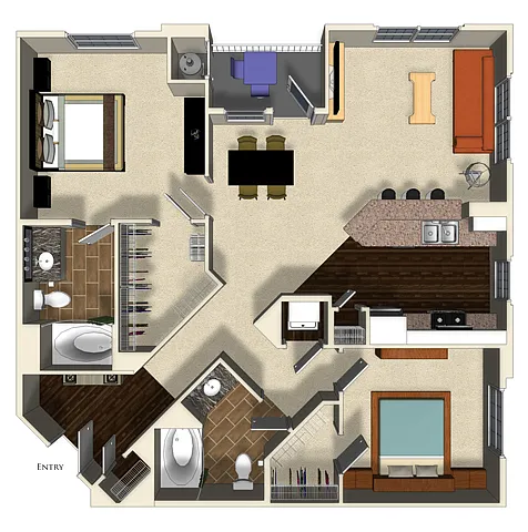 Floor plan Pomegranate C